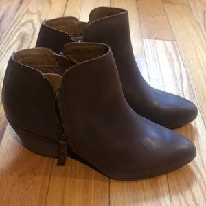 Sold Frye Judith double zip booties
